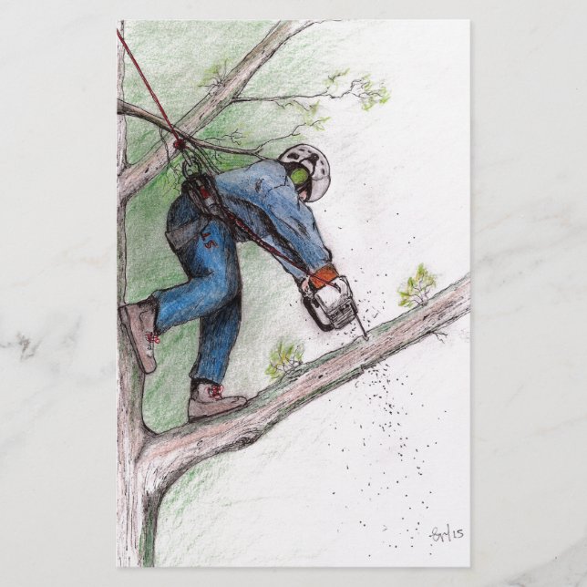 Papeterie Tree Surgeon Arborist (Devant)