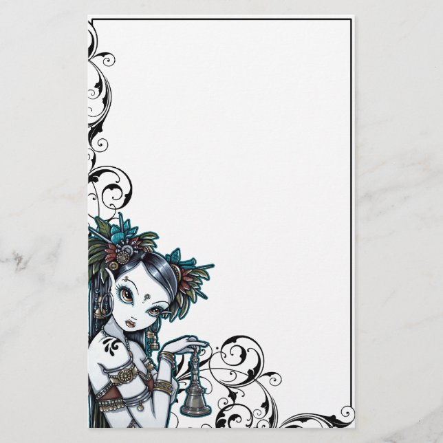 Papeterie tribale d'art de danseur de fusion de (Devant)