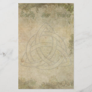 Papeterie Triquetra naturel, l'eau d'air de la terre