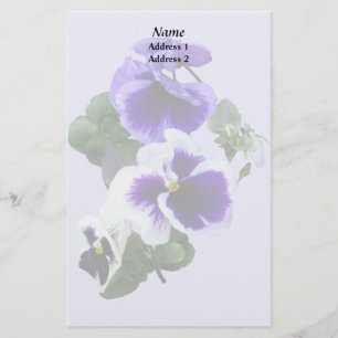 Papeterie Trois panneaux violets dans un Mariage de ligne Pr