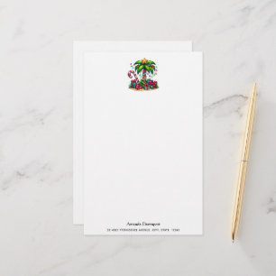 Papeterie Tropical Christmas Holiday Palm Tree