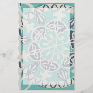 Papeterie Tuile bleue I de batik