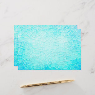 Papeterie Turquoise de l'étang congelé