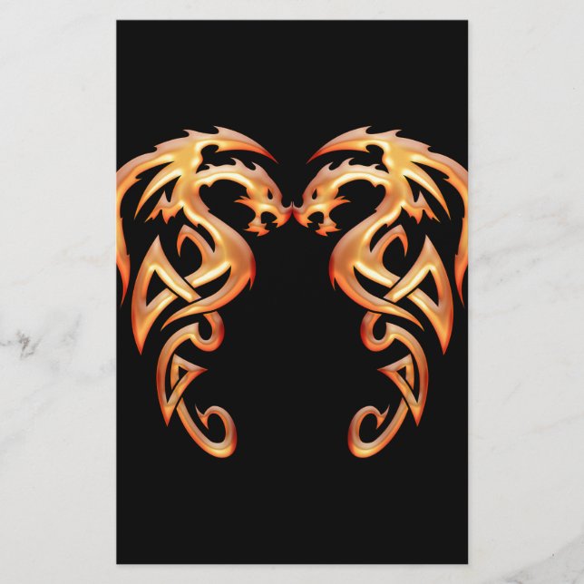 Papeterie Twin Dragons (Devant)