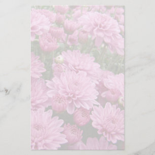 Papeterie Une mer de chrysanthèmes roses #2