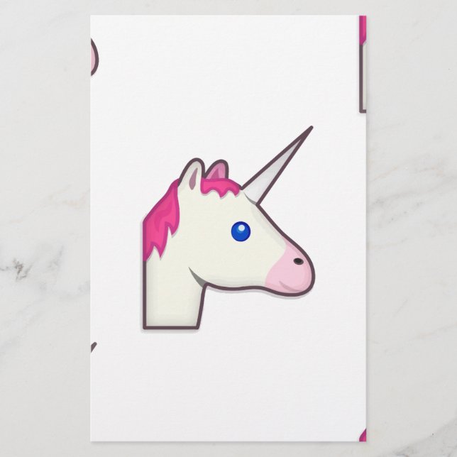 Papeterie unicorne emoji (Devant)