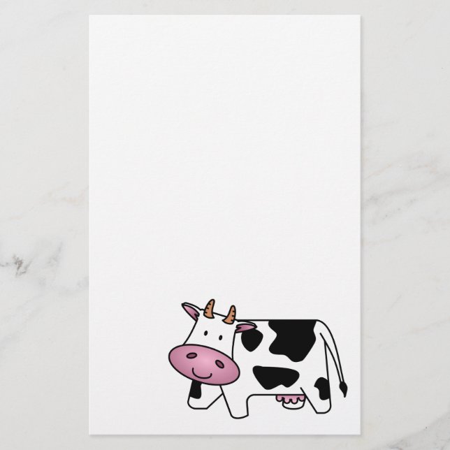 Papeterie Vache laitière mignonne (Devant)