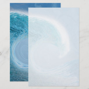 Papeterie Vague Bleue Artistique