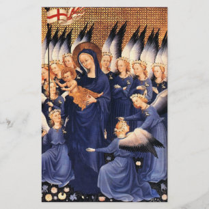 PAPETERIE VIERGE AVEC ENFANT ET ANGELS