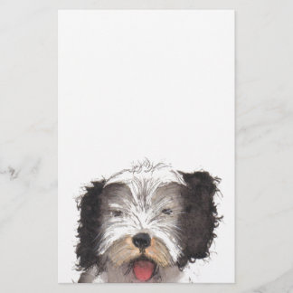 Papeterie Vieux anglais Sheepdog Puppy