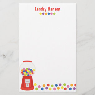 Papeterie Vignettes colorées Papiers personnalisés