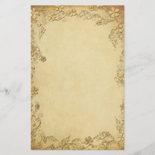 Papeterie Vintage ancien Mariage floral