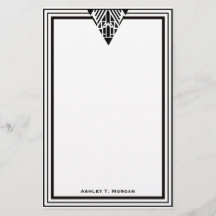 Vintage Art Déco Black Wha Frame #1 Personnalisé