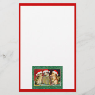 Papeterie Vintage Christmas Cats