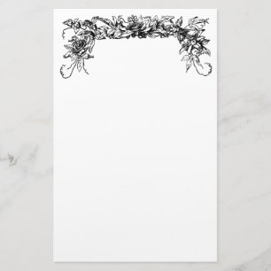 Papeterie vintage de fleur de passion