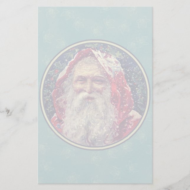 Papeterie vintage du Père Noël (Devant)