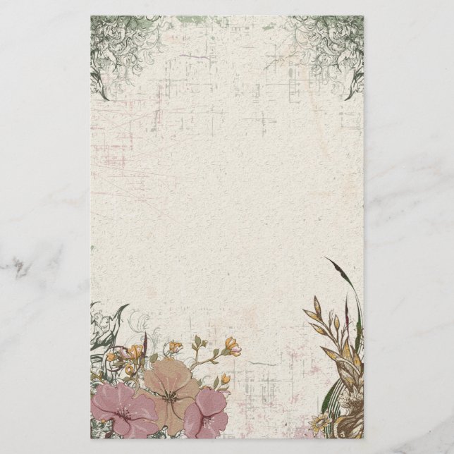 Papeterie Vintage Mariage antique (Devant)