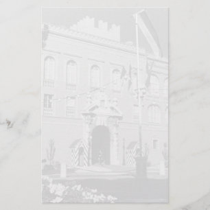 Papeterie Vintage Principauté de Monaco palais princier 1970