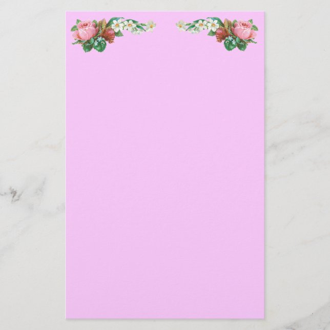 Papeterie vintage Rosebud and Daisy (Devant)