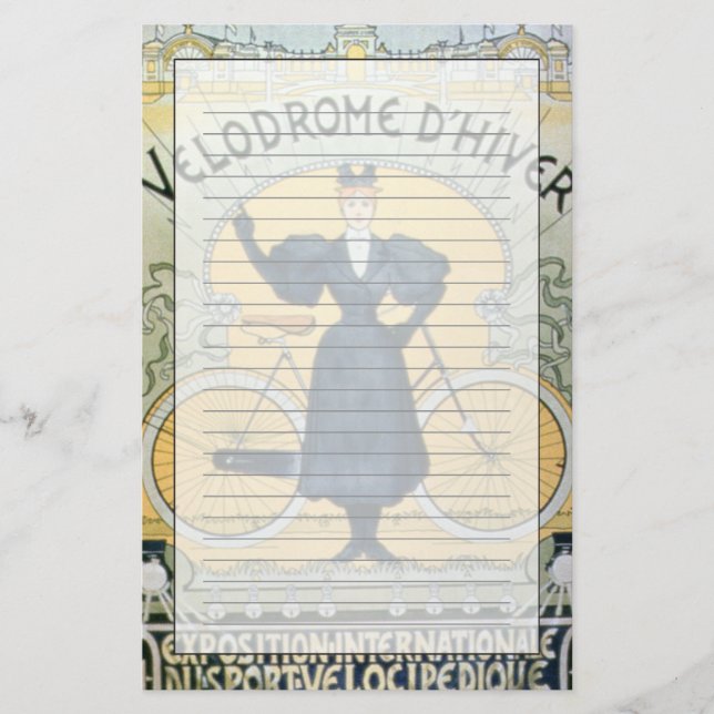 Papeterie "Voie d'emballage de cycle d'hiver", objet exposé (Devant)