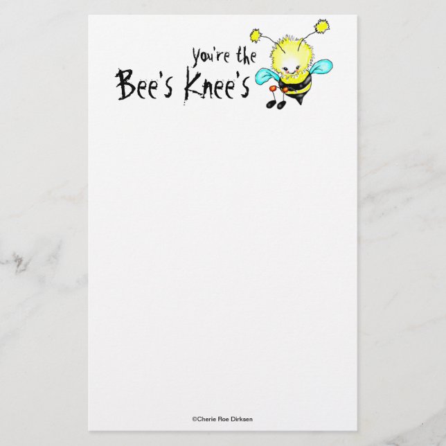 Papeterie Vous êtes le genou de l'abeille (Devant)