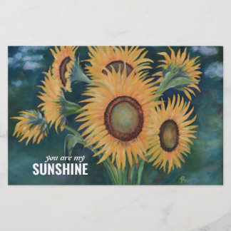 Papeterie Vous êtes My Sunshine Flat Grey Card