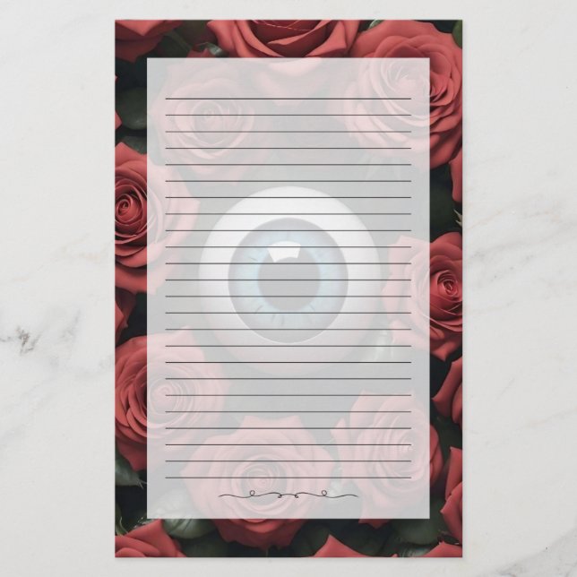 Papeterie Vu parmi les Roses (Devant)
