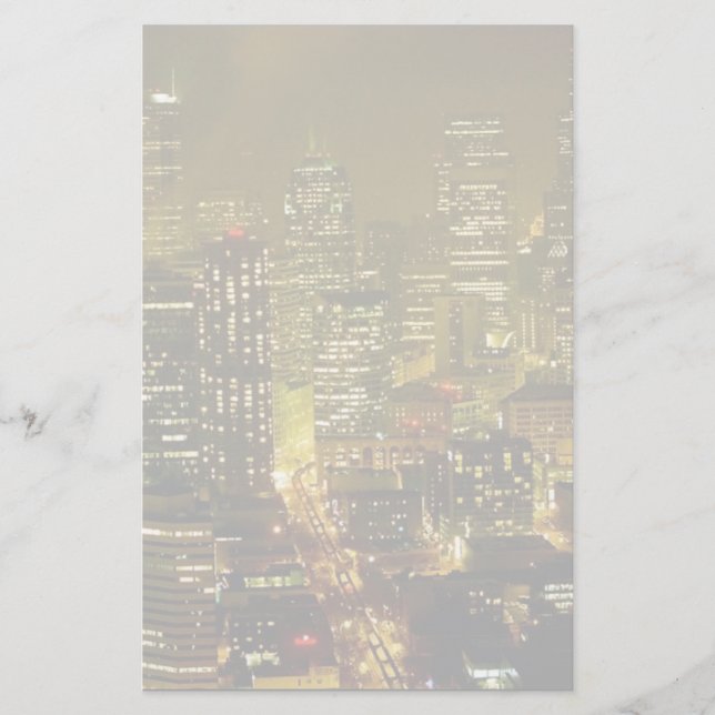 Papeterie Vue de la ville de Seattle (Devant)