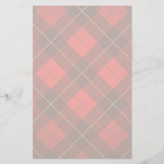 Papeterie Wallace tartan arrière - plan (Devant)