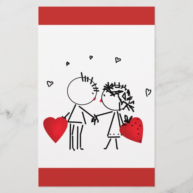 Papeterie Wedding, jour de Valentine (Devant)