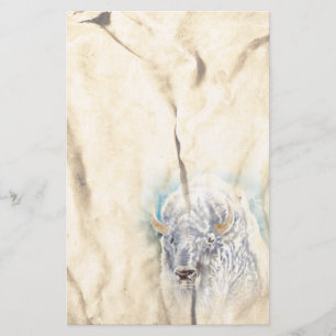 Papeterie White Buffalo Native American Stationery