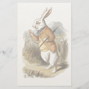 Papeterie White Rabbit from Alice In Wonderland Vintage