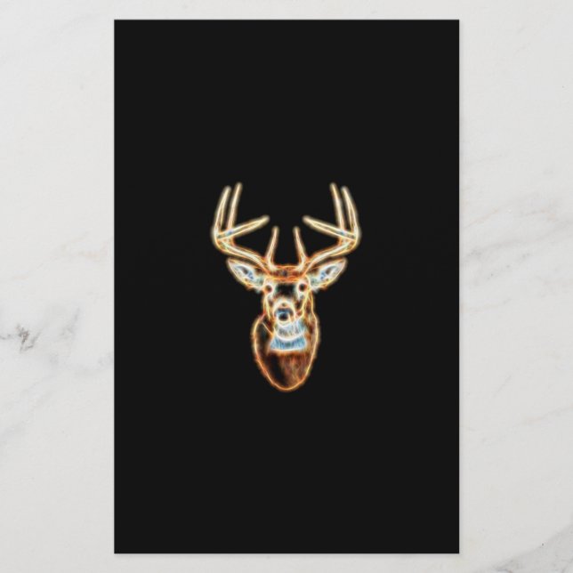 Papeterie White tail Deer Head Energy Spirit (Devant)