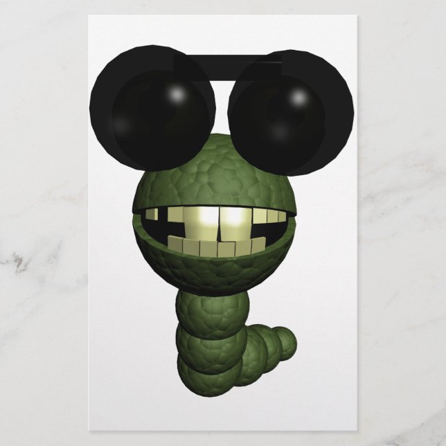 Papeterie Wurm mit Sonnenbrille (Devant)