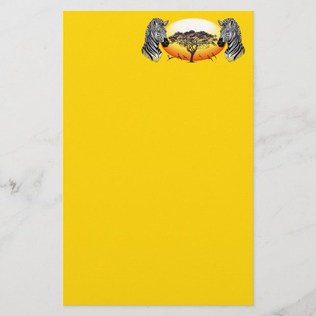 Papeterie Zebra African Savanna Wild Animal (Devant)