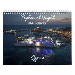 Paphos at Night 2026 Calendar by PaphosLife