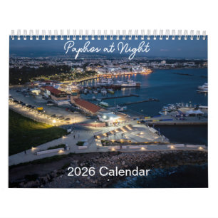 Paphos at Night Calendar by Paphos Life