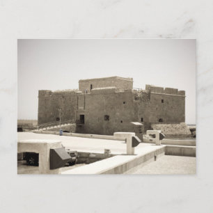paphos castle postcard
