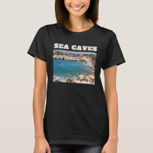 Paphos Peiga Sea Caves On The Coast of Cyprus T-Shirt