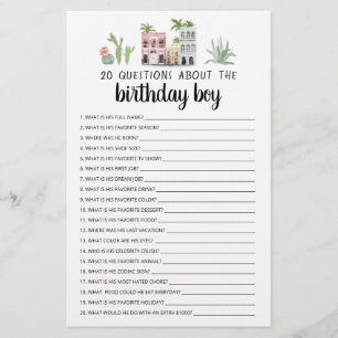 Papier 20 Questions À Propos Du Jeu Modifiable Pour Enfan