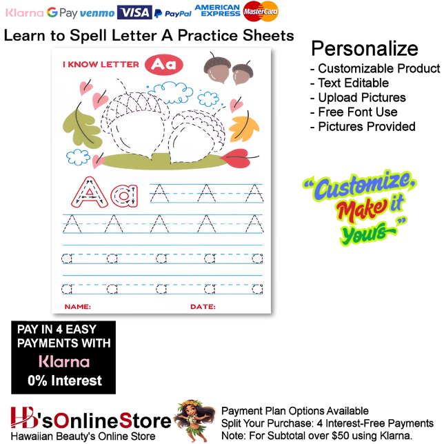 Papier 2 Learn To Spell Letter A Teacher Home Schooling (2 Learn To Spell Letter A Teacher Home Schooling.)