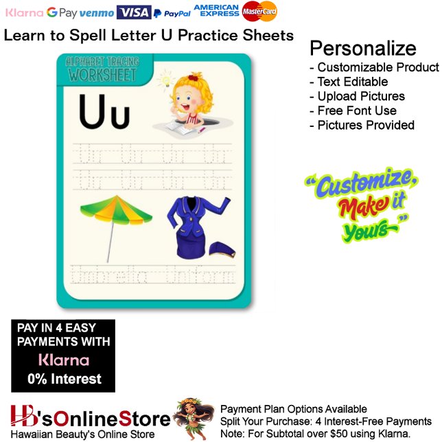 Papier 2 Learn To Spell Letter U Teacher Home Schooling (2 Learn To Spell Letter U Teacher Home Schooling.)