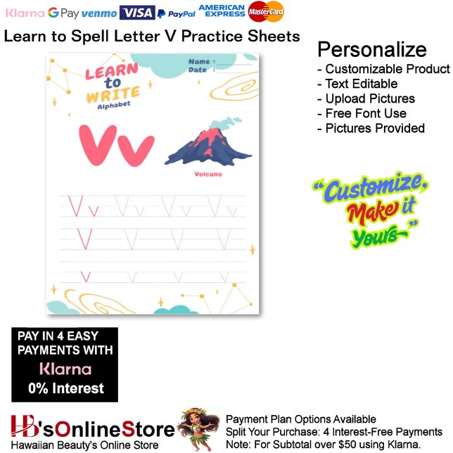 Papier 2 Learn To Spell Letter V Teacher Home Schooling (2 Learn To Spell Letter V Teacher Home Schooling.)