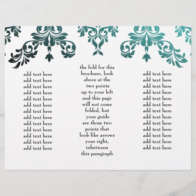 Papier 311 Dashing Damask Sea Garden (Devant)