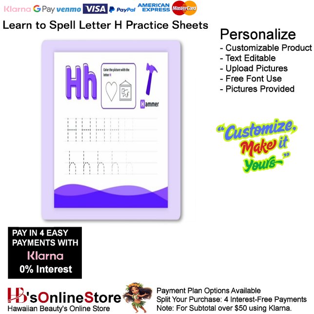 Papier 3 Learn To Spell Letter H Teacher Home Schooling (3 Learn To Spell Letter H Teacher Home Schooling.)