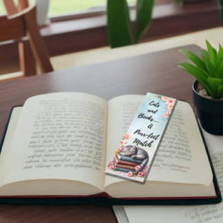 Papier 4 do-it-yourself Cute Chats Et Livres Citations Si