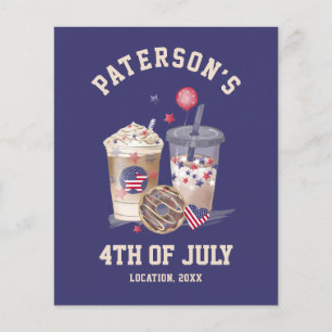 Papier 4 juillet Fête de l'Indépendance de la Réunion fam