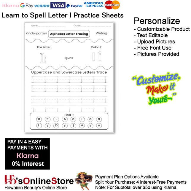 Papier 4 Learn To Spell Letter I Teacher Home Schooling (4 Learn To Spell Letter I Teacher Home Schooling.)
