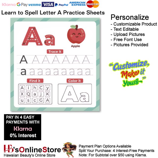 Papier 5 Learn To Spell Letter A Teacher Home Schooling (5 Learn To Spell Letter A Teacher Home Schooling.)
