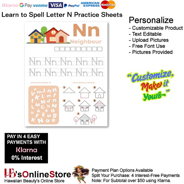 Papier 5 Learn To Spell Letter N Teacher Home Schooling (5 Learn To Spell Letter N Teacher Home Schooling.)